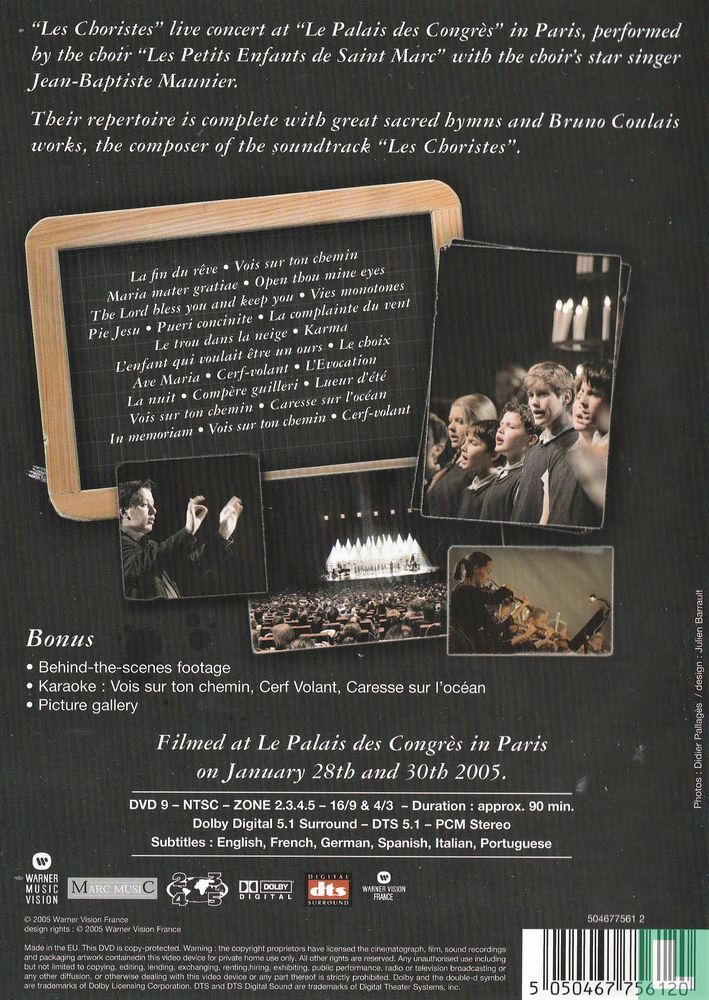 Les Choristes DVD (2005) - DVD - LastDodo