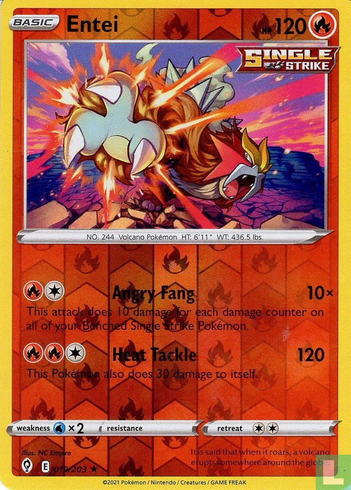 entei (reversed holo)