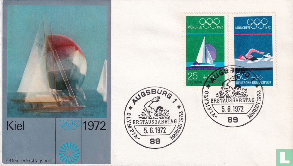 Billets Olympiques Munich 1972 - Lot De 2 Billets D'origine - Souvenir Historique