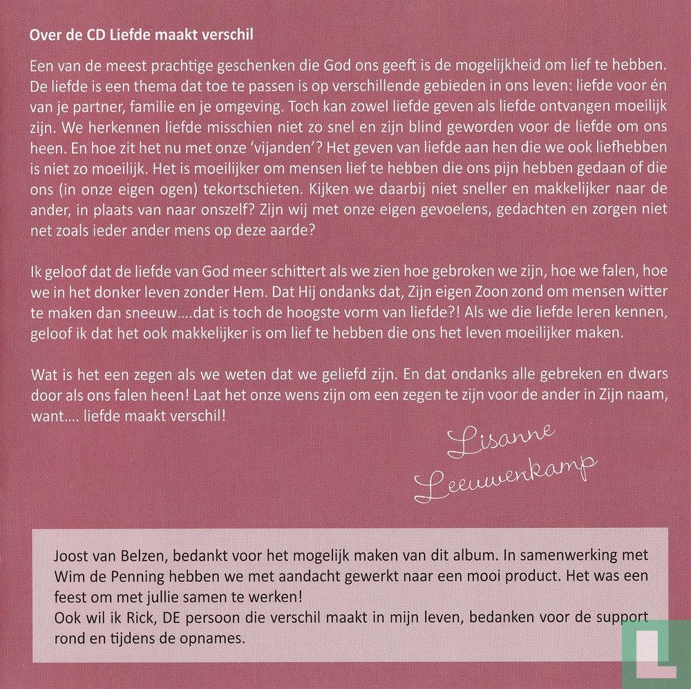 Liefde maakt verschil