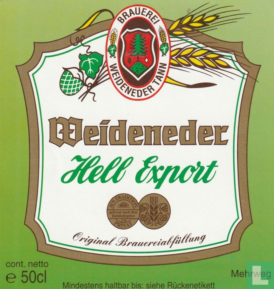 Weideneder Hell Export