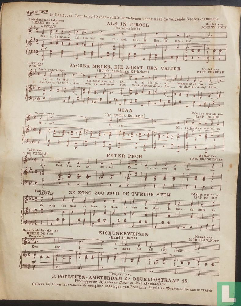 Tiger Rag (1934) - LaRocca, Dominic James [1889-1961] - LastDodo