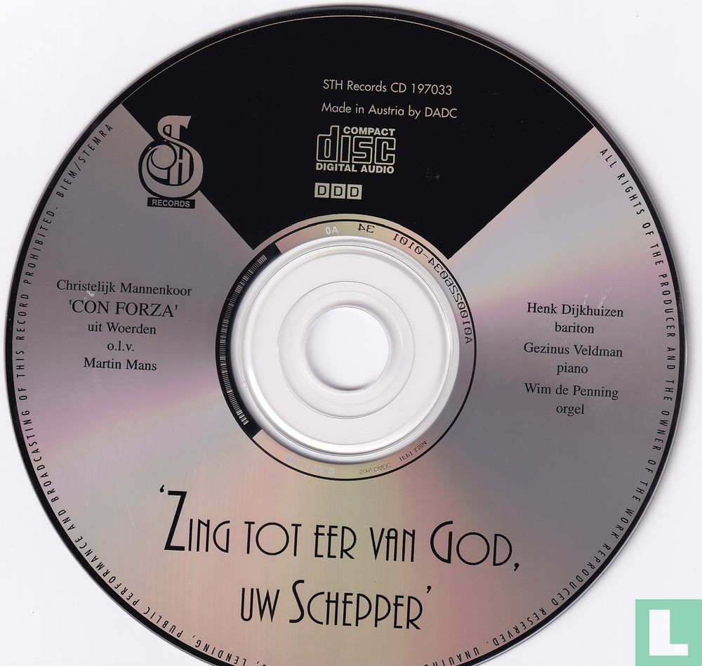 Zing tot eer van God, uw Schepper