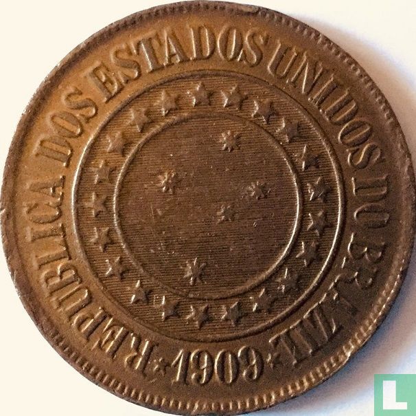 Brasilien 40 Réis 1909