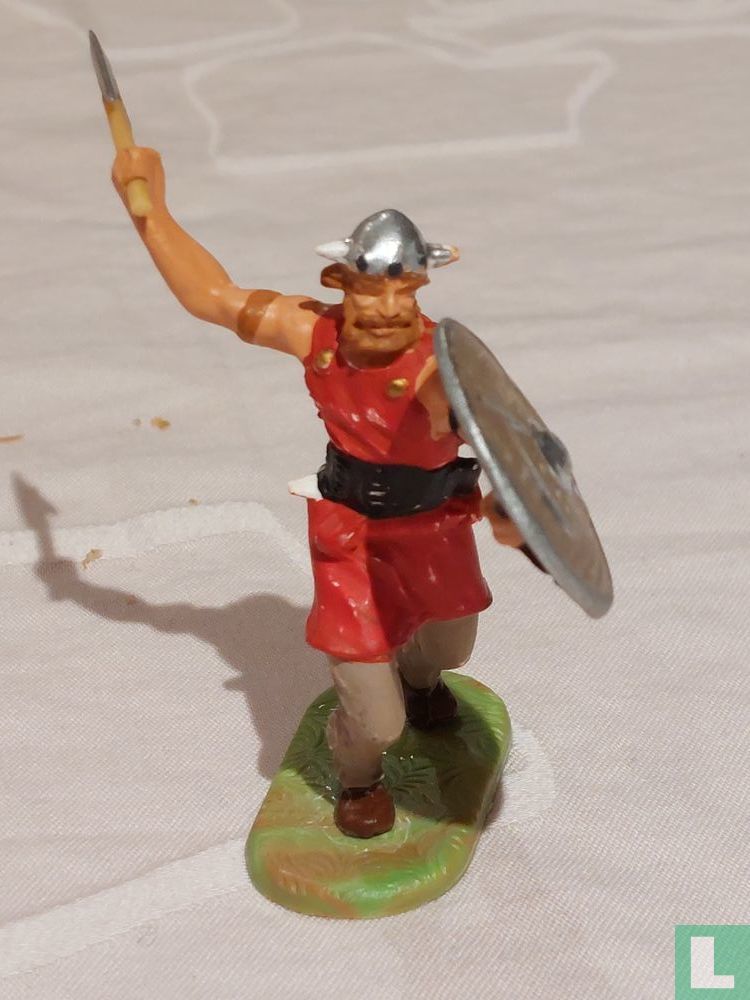 Viking attacking with axe