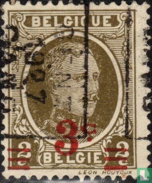 Roi Albert Ier, avec surimpression