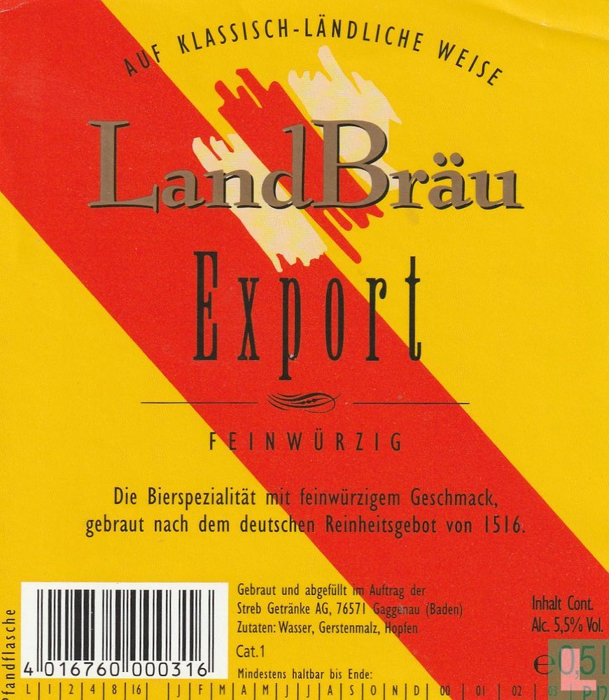 Landbräu Export