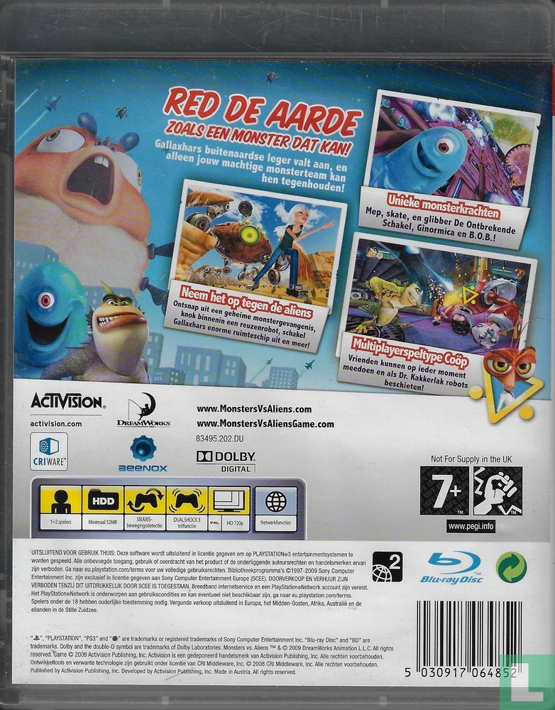 Monsters vs Aliens