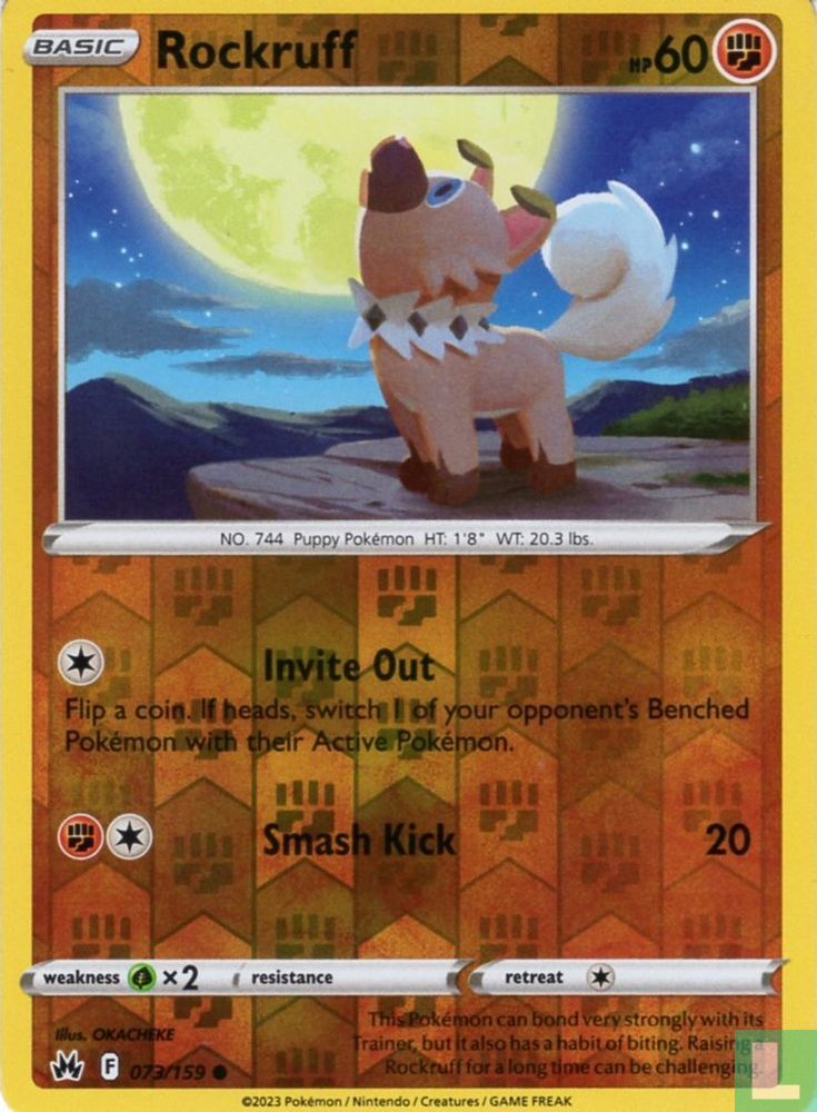 Rockruff (reversed holo)