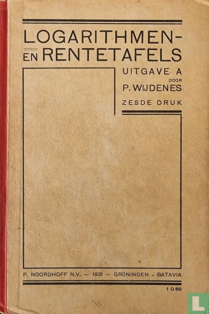 Logarithmen- en Rentetafels