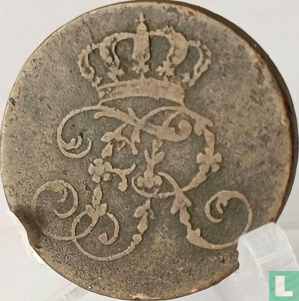 Frise orientale ¼ stüber 1778