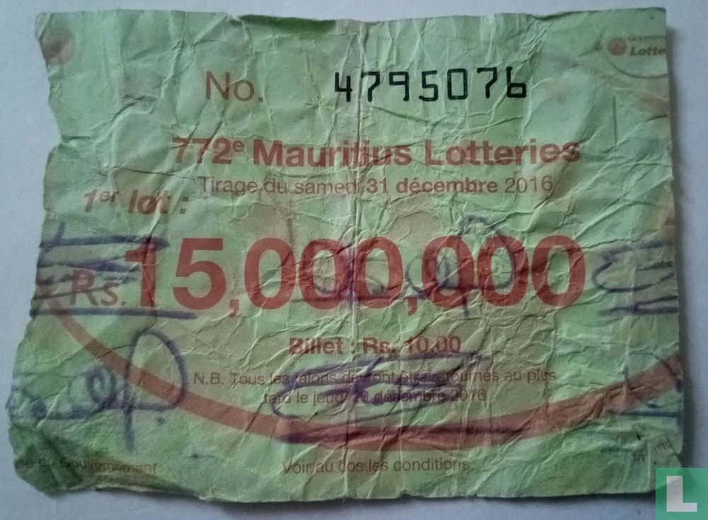 772e Mauritius Lotteries