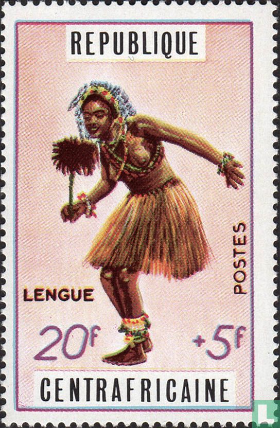 Traditionele dansen 20+5 (1971) - Centraal-Afrikaanse Republiek ...