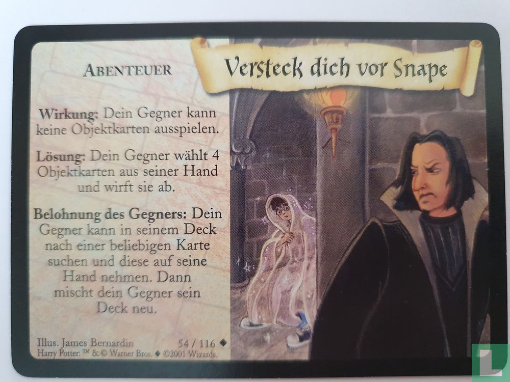 Versteck dich vor Snape