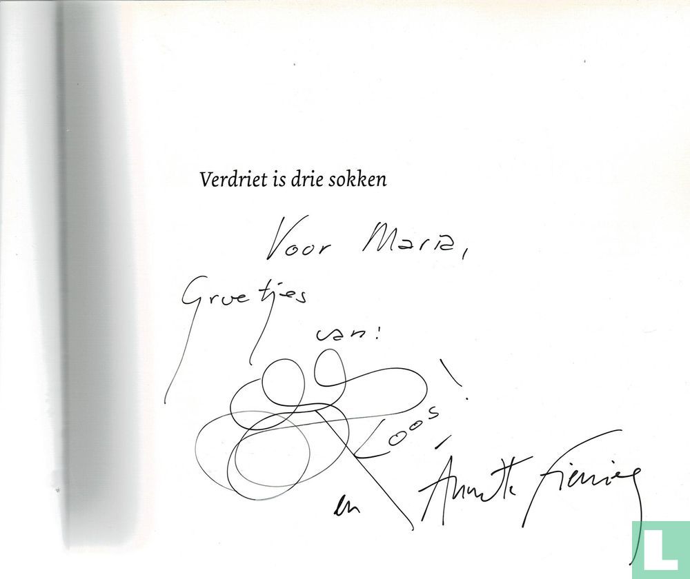 Verdriet is drie sokken