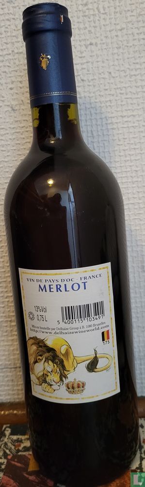 Vin de pays d'oc France Merlot