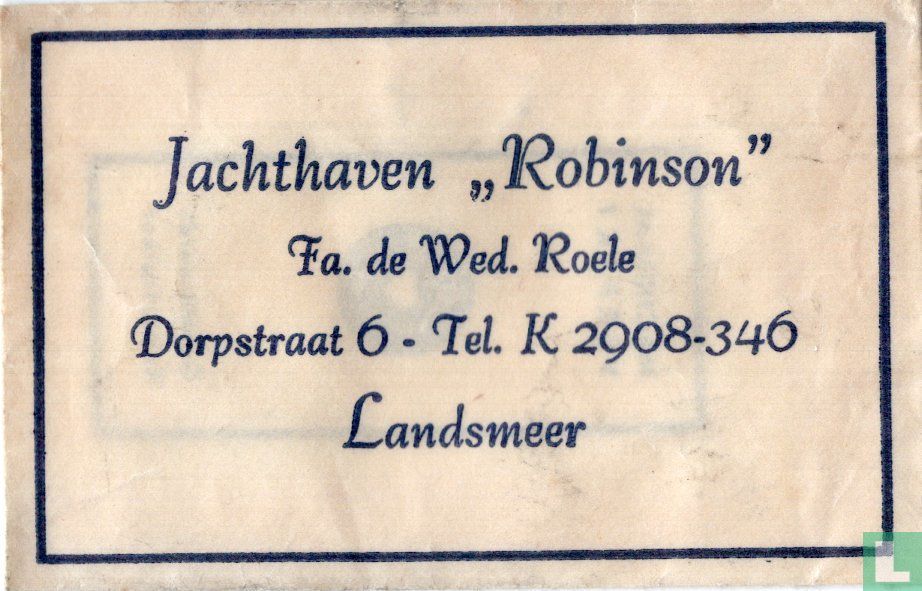 Jachthaven "Robinson" 