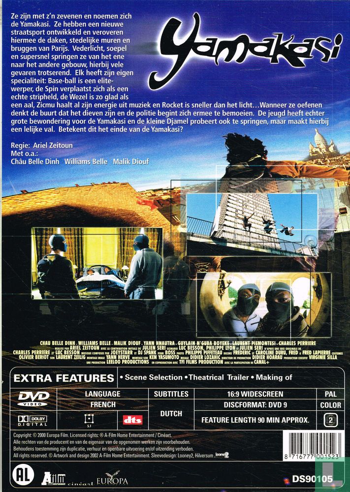 Yamakasi! DVD (2002) - DVD - LastDodo