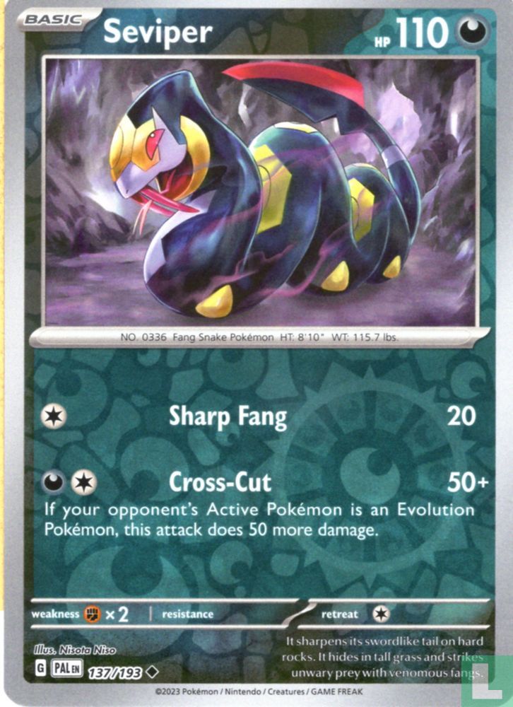 Seviper (reversed holo)