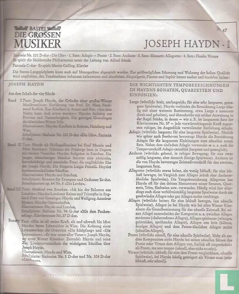 Joseph Haydn I