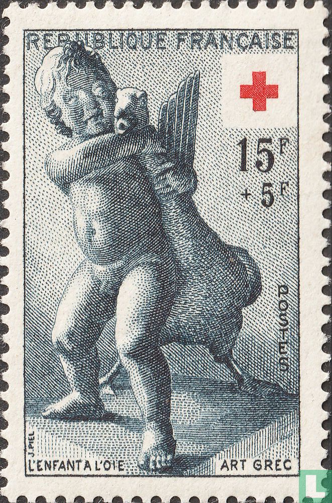 Boy with a goose