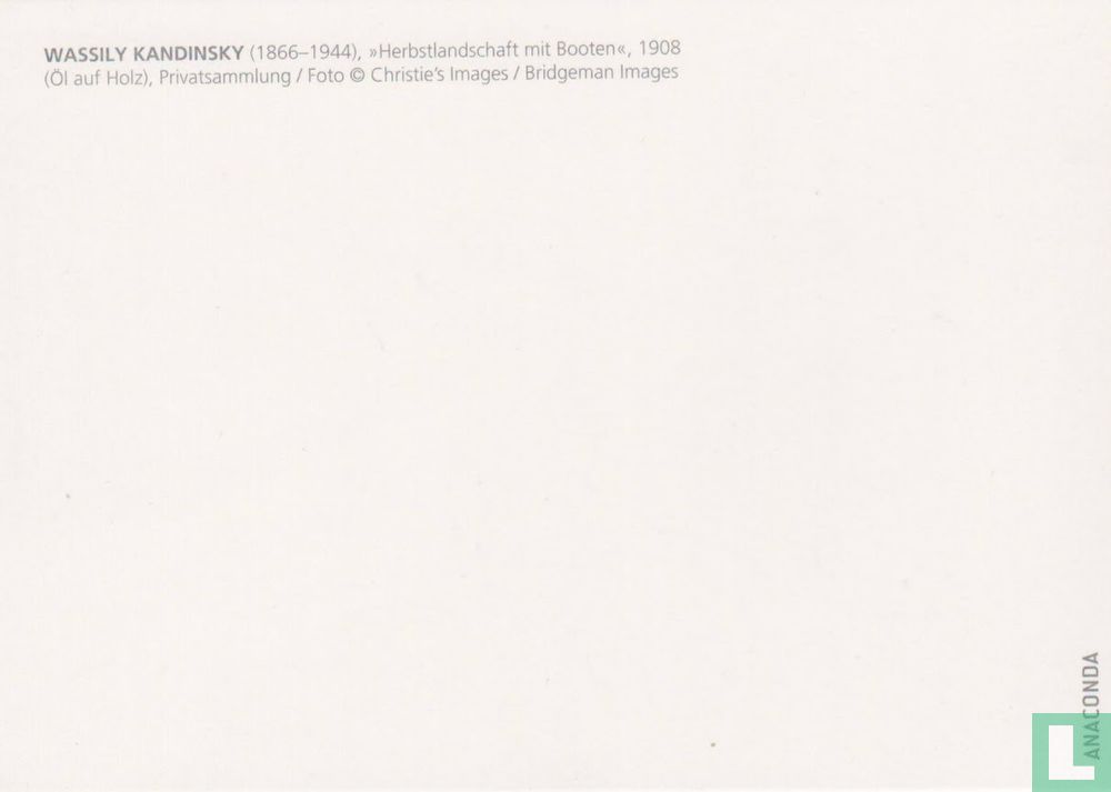 Herbstlandschaft mit Booten, 1908