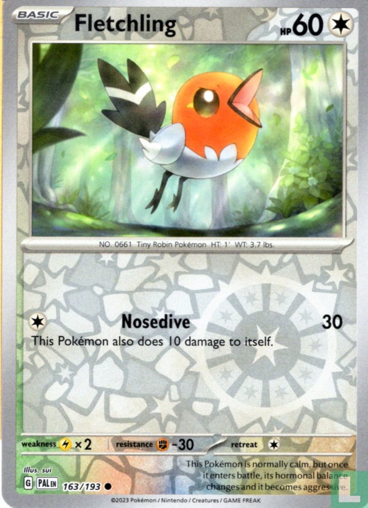 Fletchling (reversed holo)