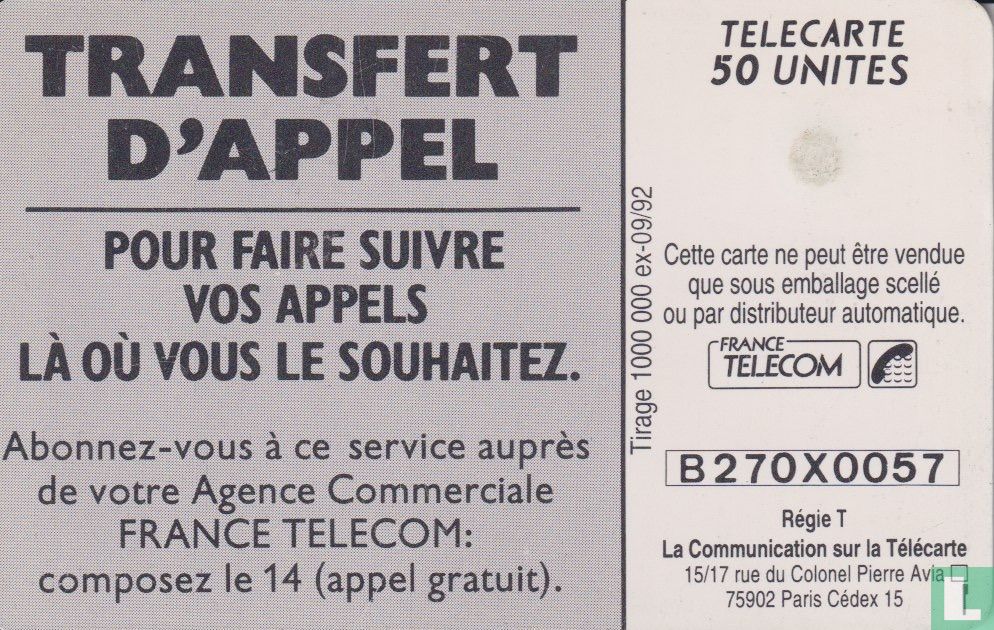 Transfert d'Appel