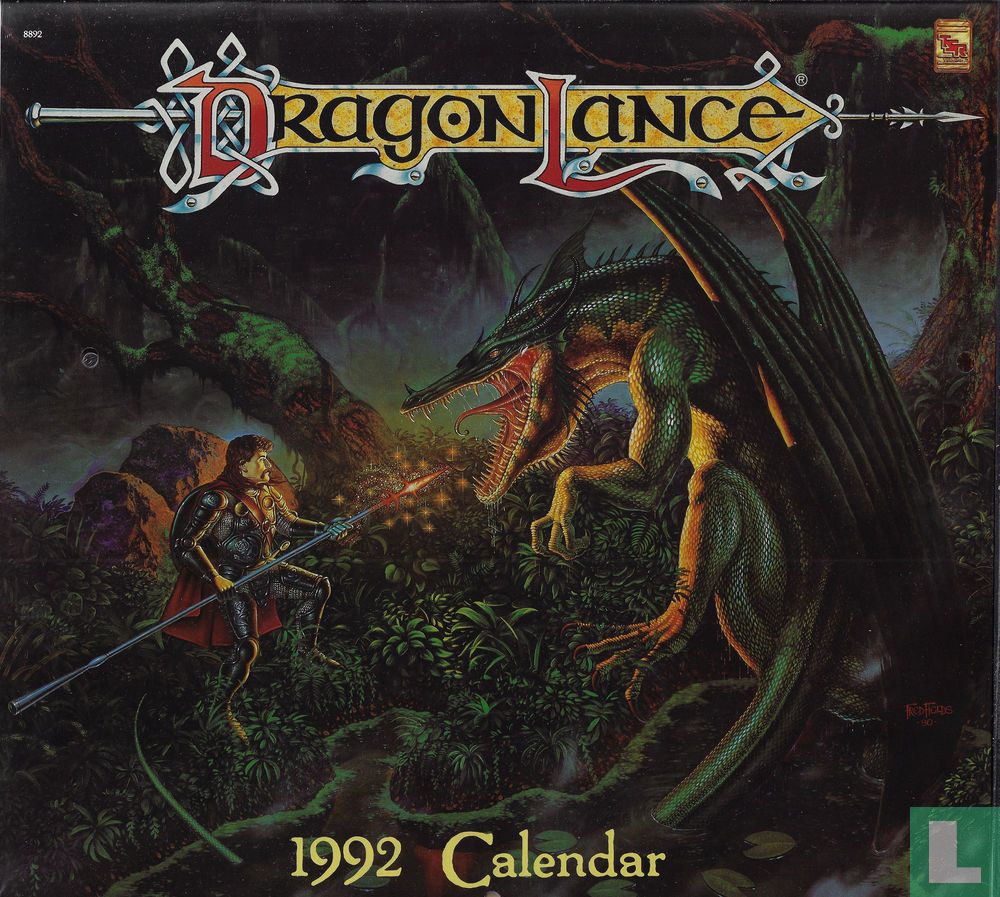 DragonLance 1992 Calendar