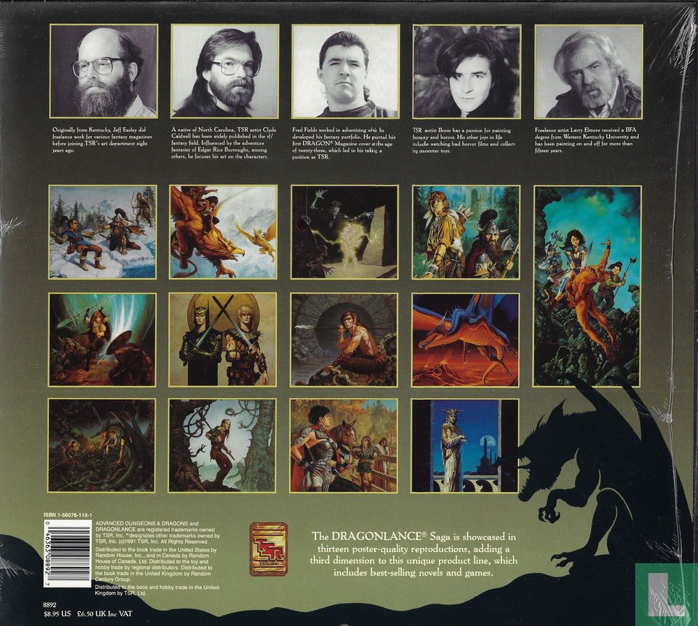 DragonLance 1992 Calendar