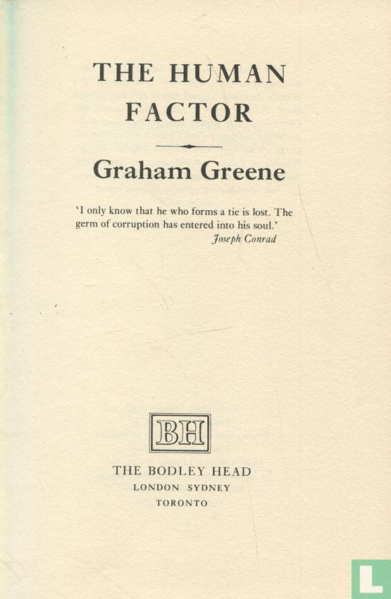The Human Factor