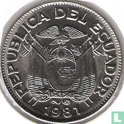 Équateur 1 sucre 1981