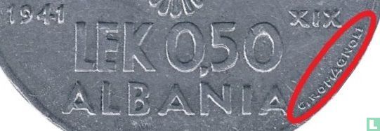 Albanië 0.50 lek 1941