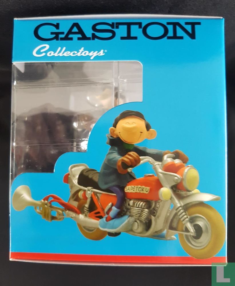 Figurine - Gaston et la moto Sapetoku - Collectoys