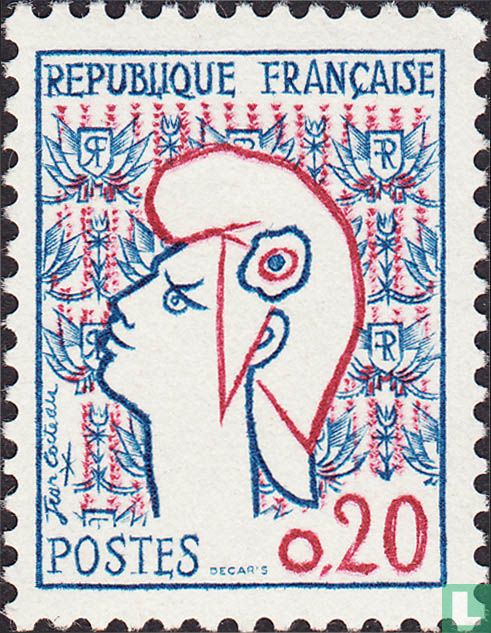 Marianne type Cocteau