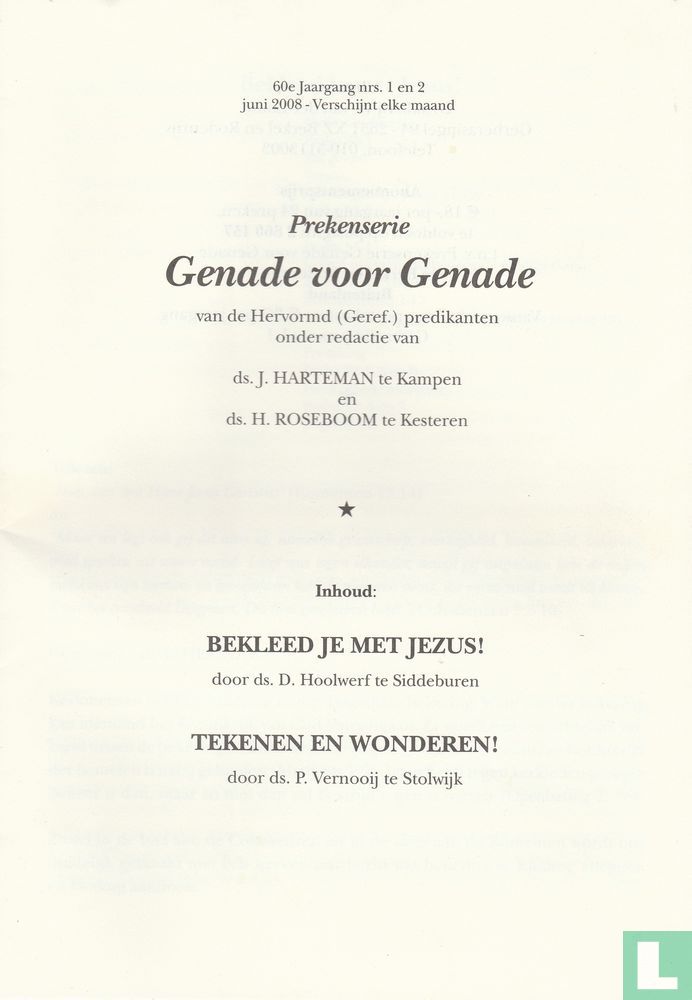 Genade voor Genade 1 / 2