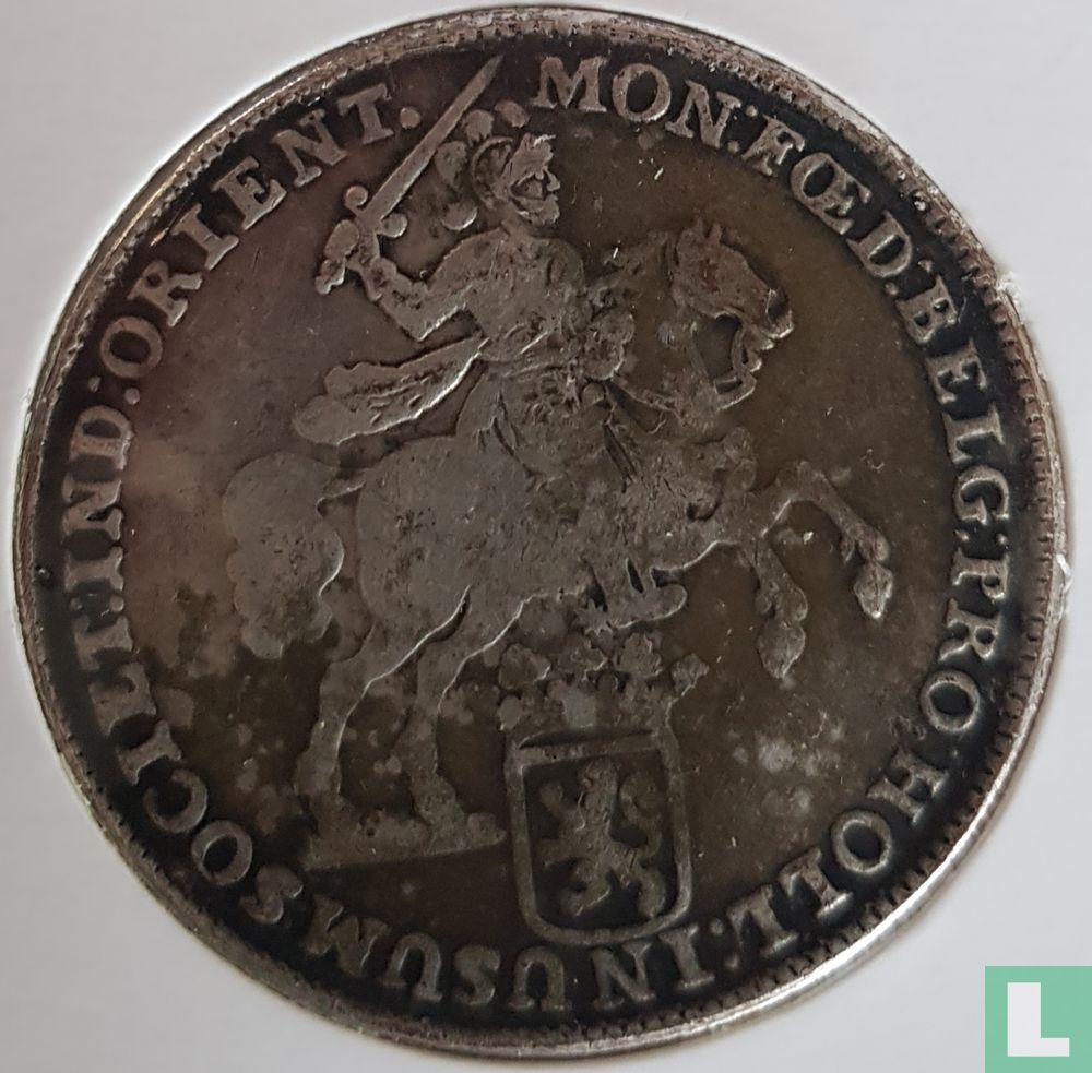 VOC 1 ducaton 1739 (Holland - cabled edge) KM# 71 (1739) - Dutch 
