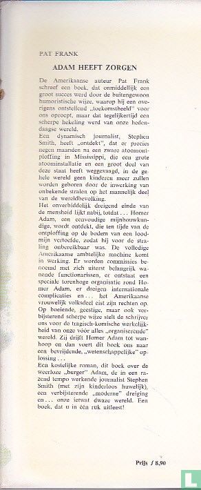 Adam heeft zorgen
