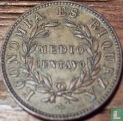 Chili ½ centavo 1853