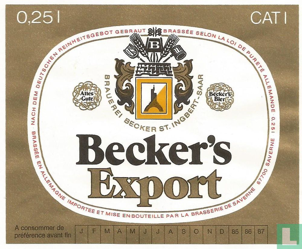 Becker's export