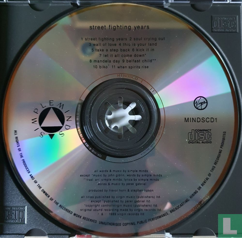 Street Fighting Years Box smbx d 1 (1989) Simple Minds LastDodo