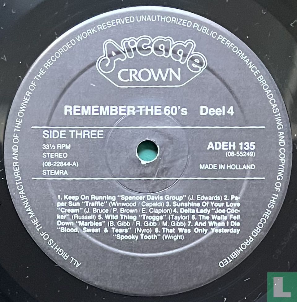 Remember the 60's Vol. 4
