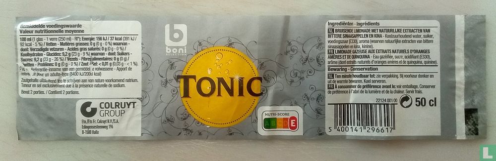 Boni tonic 50cl