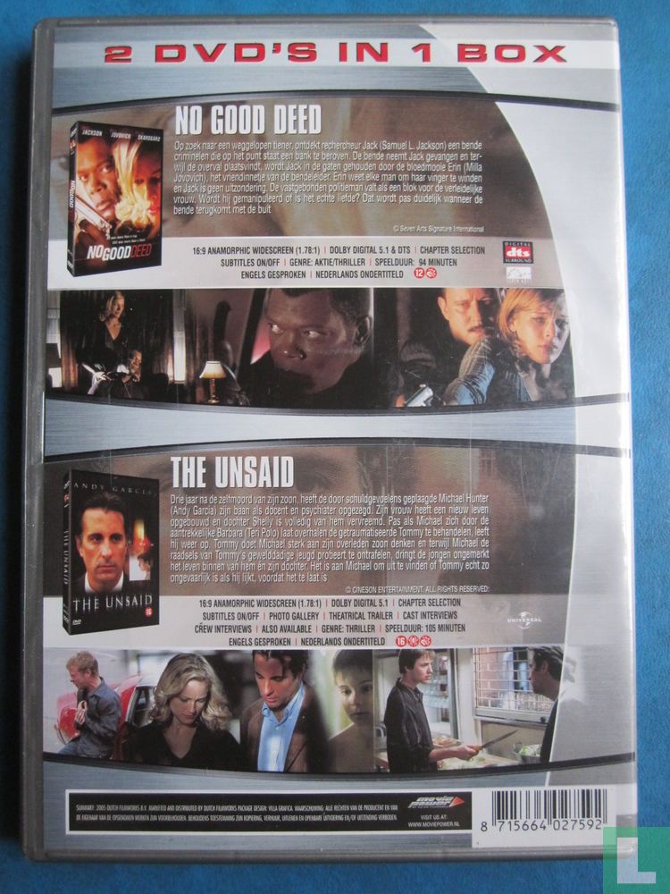 No Good Deed + The Unsaid