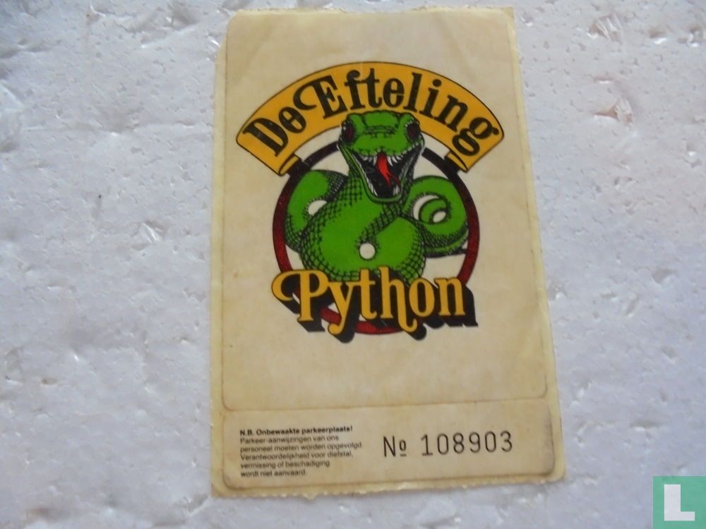 De Efteling Python - Efteling, De - LastDodo