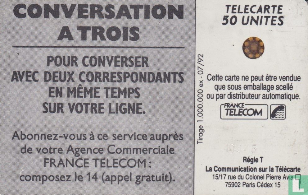 Conversation a trois