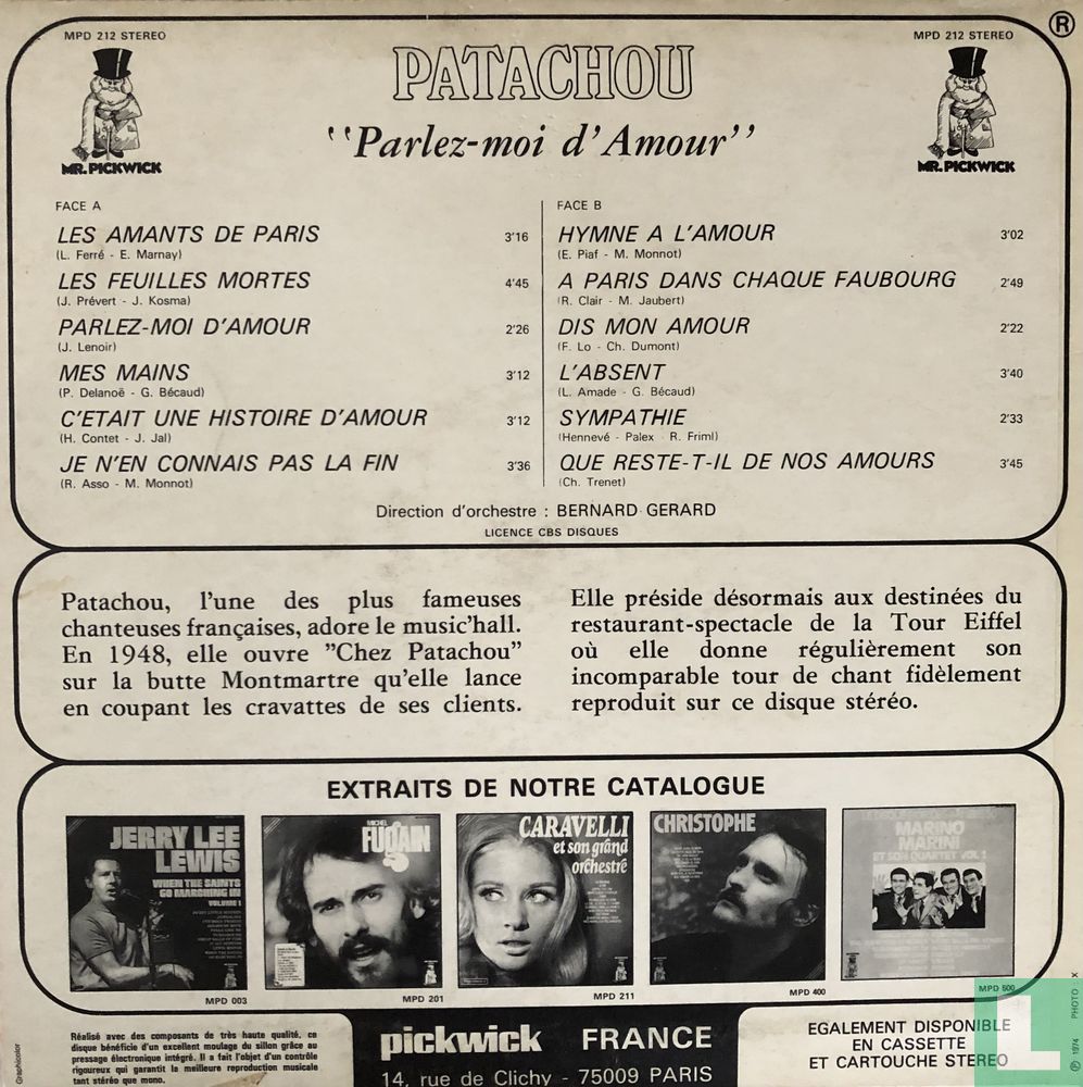 Parlez-moi d'amour