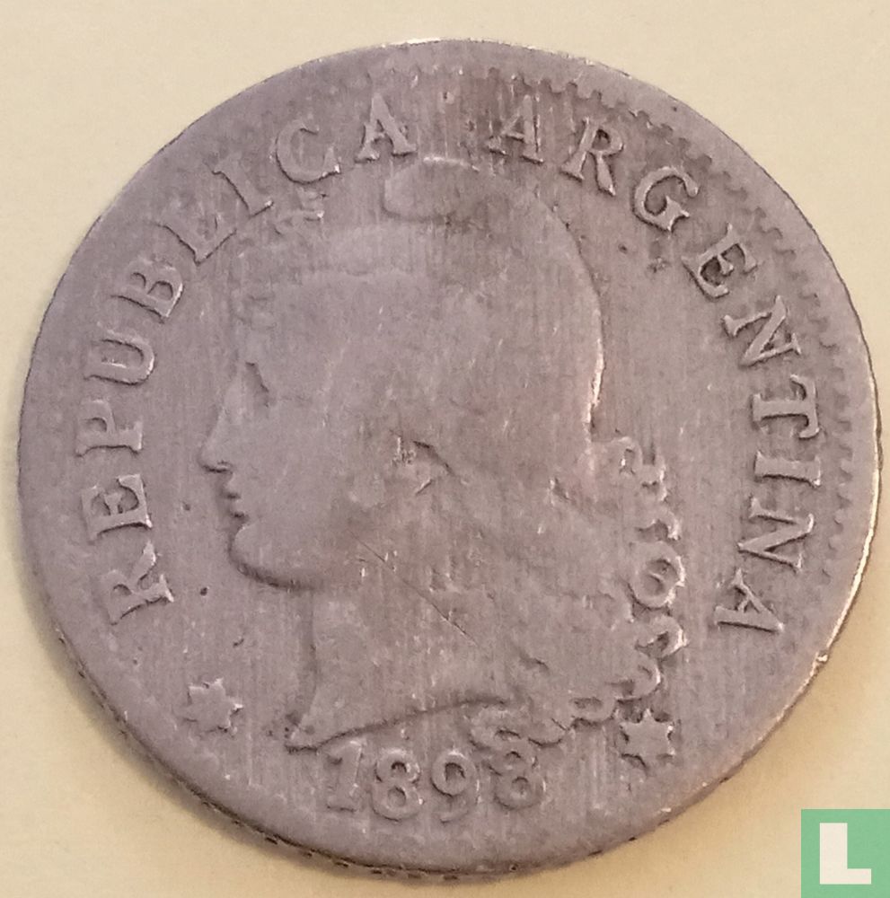 Argentina 5 centavos 1898