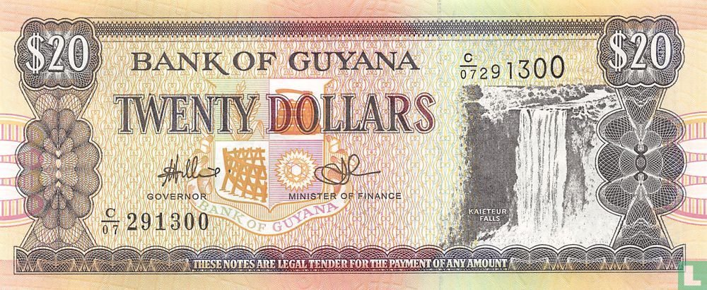 Guyane 20 Dollars ND (2010)