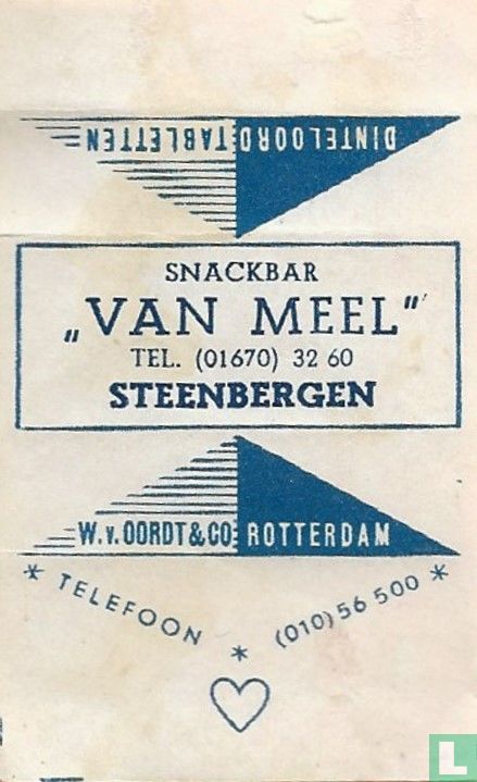 Snackbar "Van Meel"